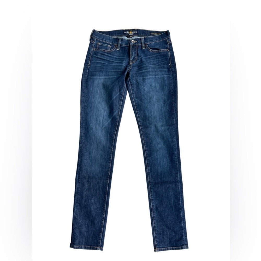 Lucky Brand Charlie Skinny Blue Low Rise Stretch Casual Women’s Jeans Size 6/28